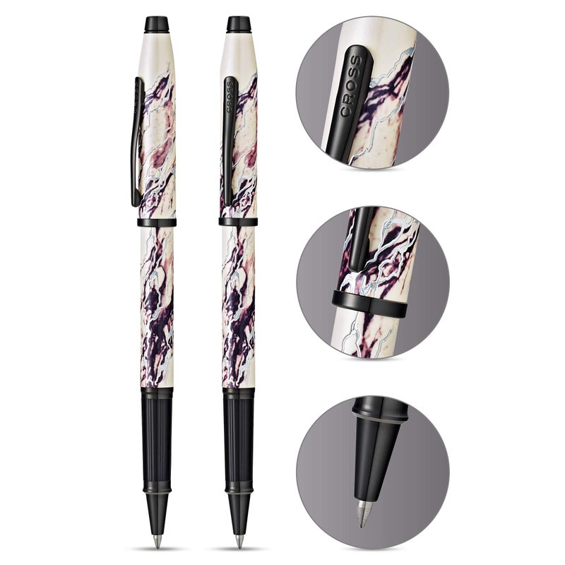 Cross Wanderlust Refillable Rollerball Pen Presented in a Luxury Gift Box - Medium Point, Black Ink, - Image 2